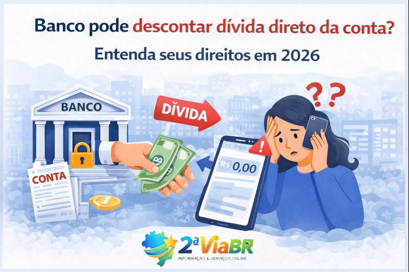 Banco pode descontar dívida direto da conta? Entenda seus direitos em 2026