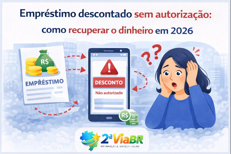 Empréstimo descontado sem autorização: como recuperar o dinheiro em 2026