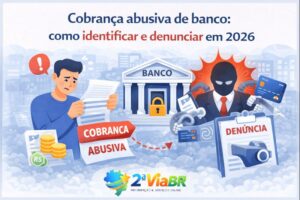 Cobrança abusiva de banco: como identificar e denunciar em 2026