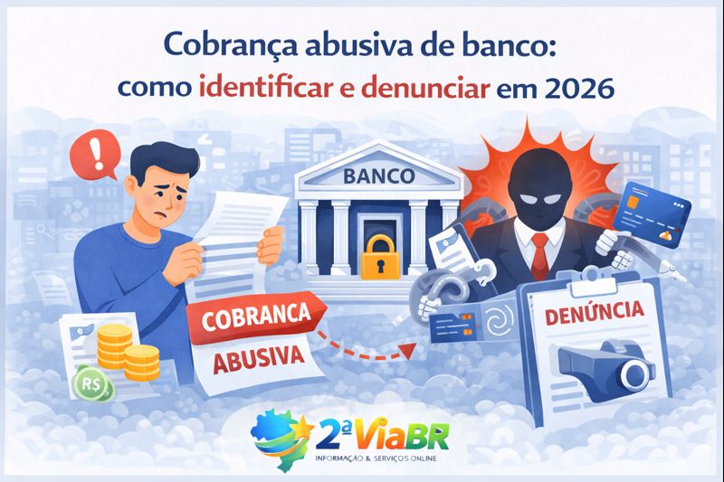 Cobrança abusiva de banco: como identificar e denunciar em 2026