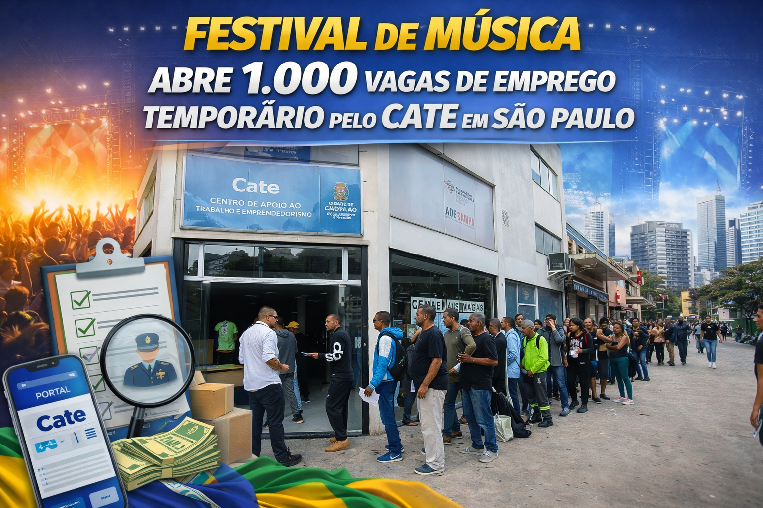 Vagas Lollapalooza 2026