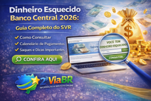 Dinheiro Esquecido Banco Central 2026: Guia Completo do SVR