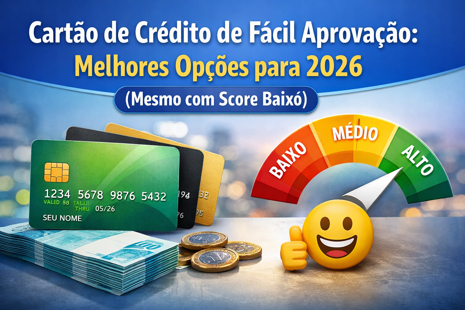 Cartão de Crédito de Fácil Aprovação: Melhores Opções para 2026