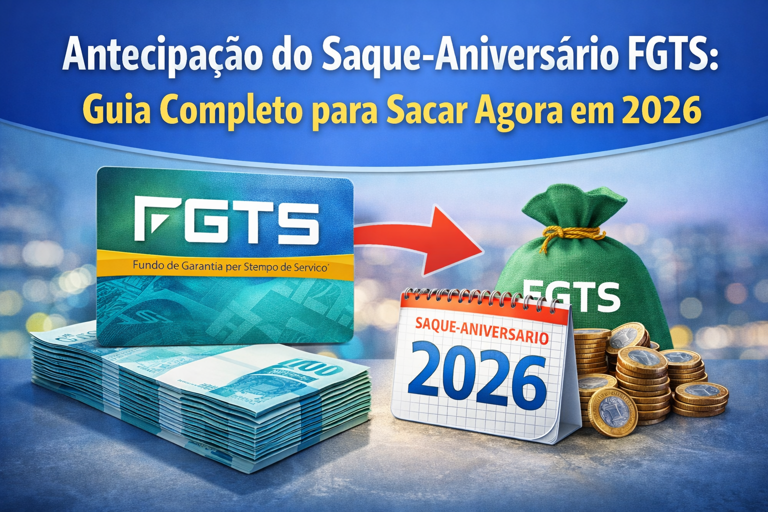Antecipação do Saque-Aniversário FGTS: Guia Completo para Sacar Agora em 2026