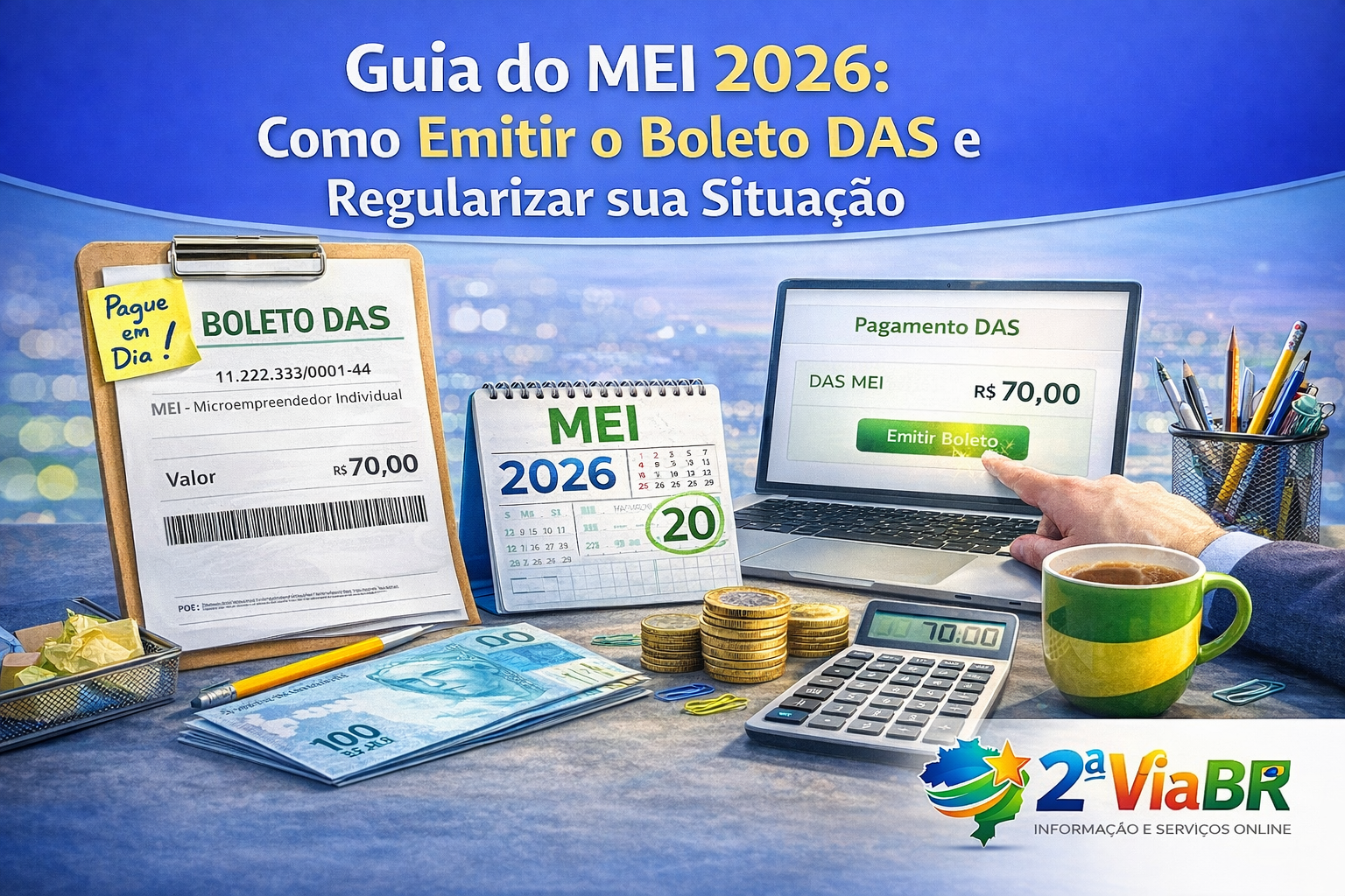 Guia do MEI: Como Emitir Boleto DAS e Regularizar sua Situação 2026