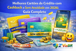 Melhores Cartões de Crédito com Cashback e Sem Anuidade em 2026: Guia Completo