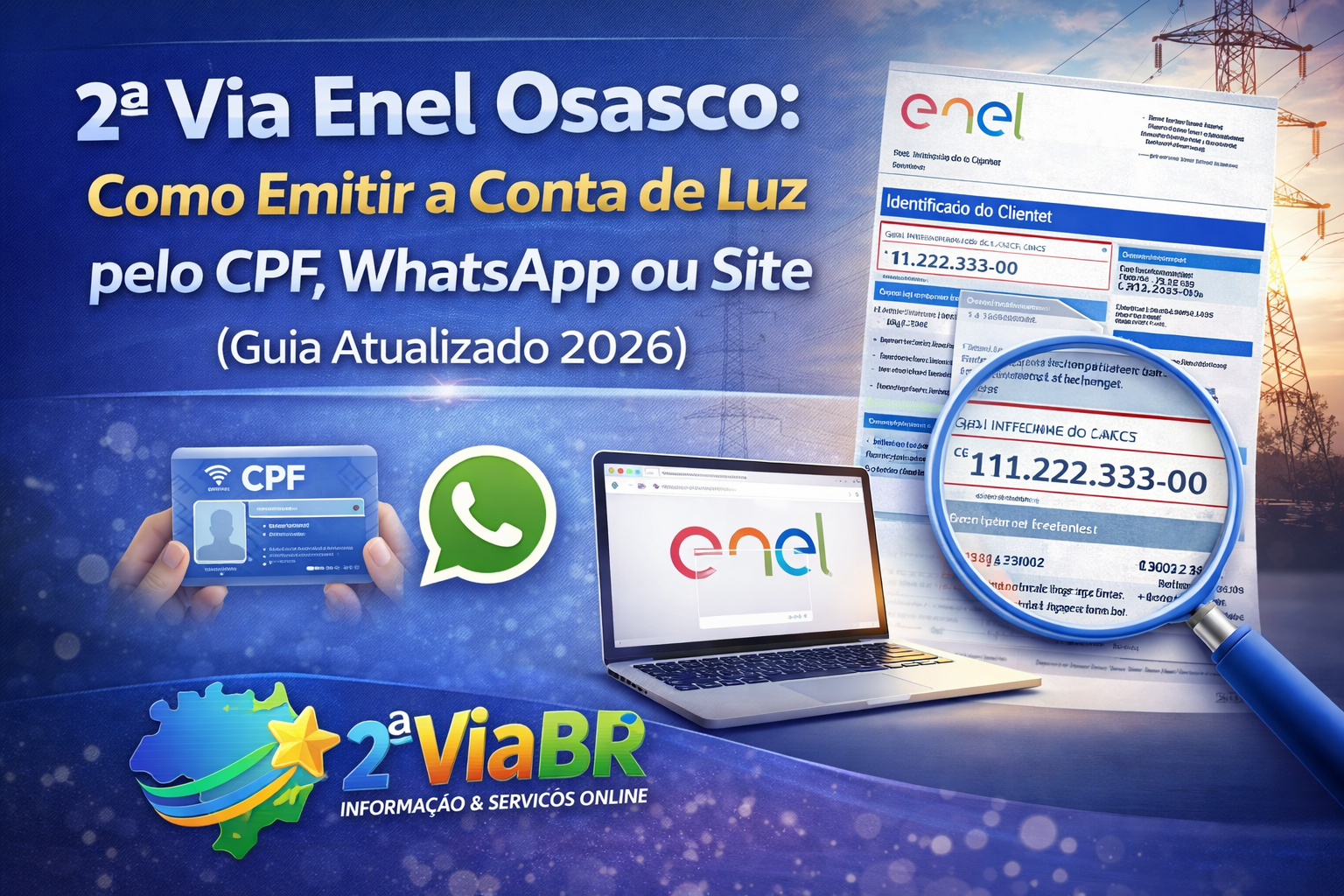 como tirar conta de luz da Enel em Osasco