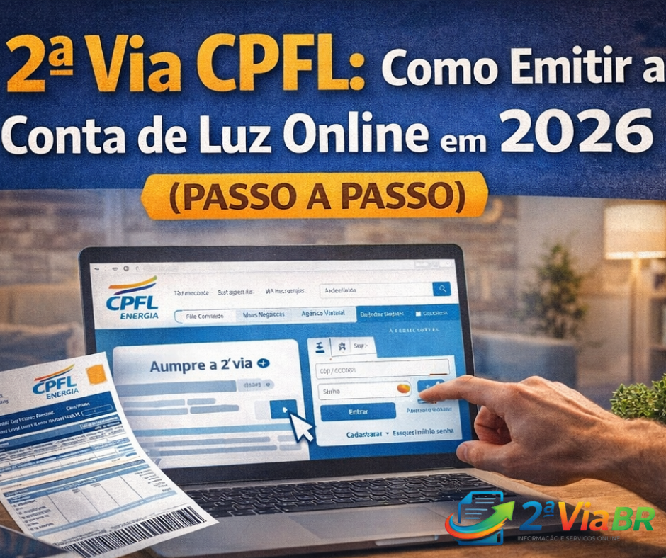 como emitir 2ª via CPFL pelo site
