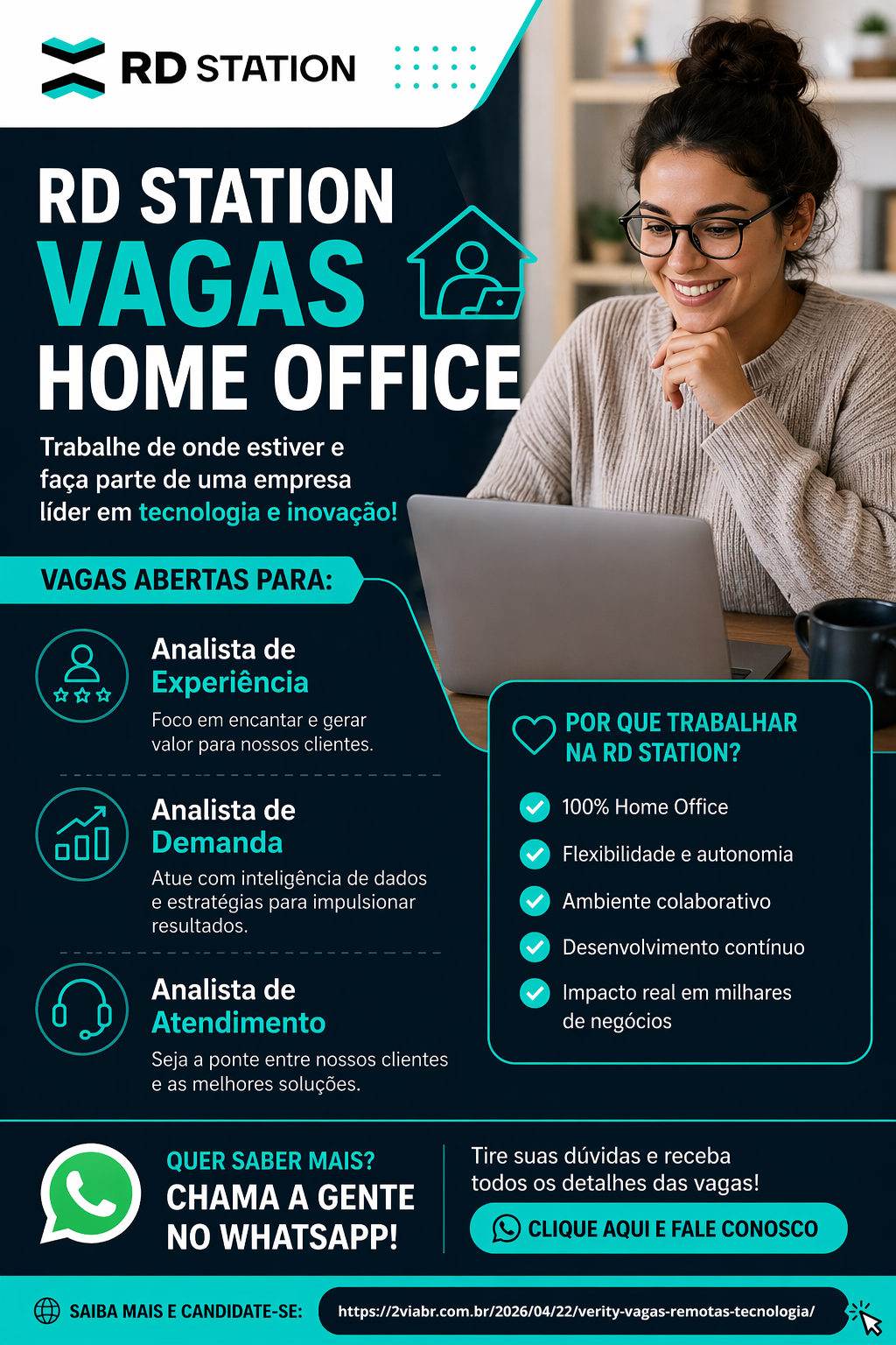 RD Station Vagas Home Office: Analista de Experiência, Demanda e Atendimento