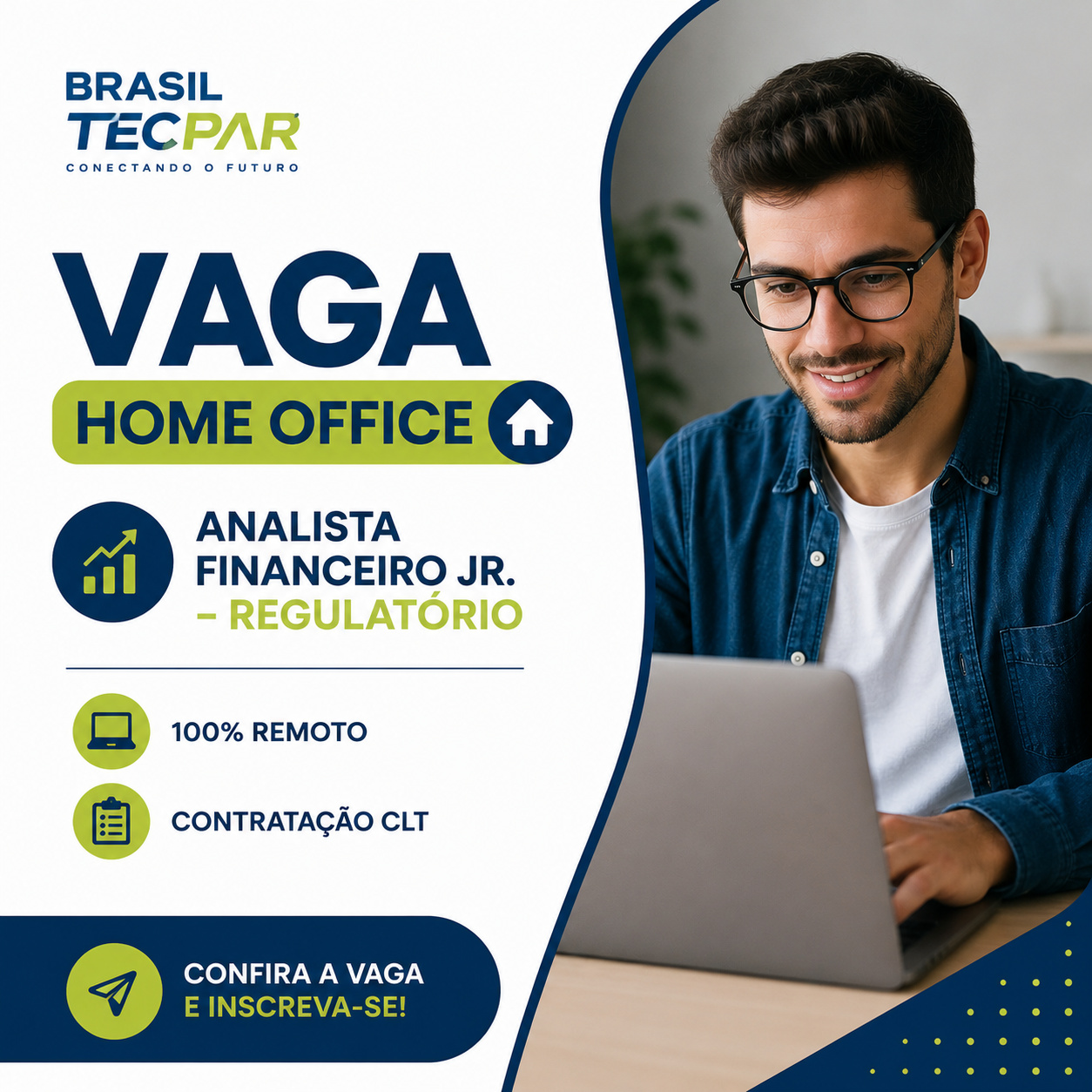 Vaga Home Office na Brasil TecPar: Inscrições Abertas para Analista Financeiro Jr. – Regulatório 100% Remoto