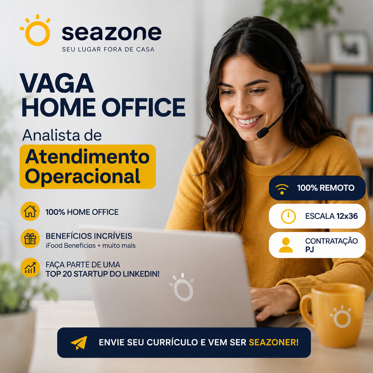 Vaga de Atendimento 100% Home Office: Conheça a Startup que Contrata com iFood de R$ 462