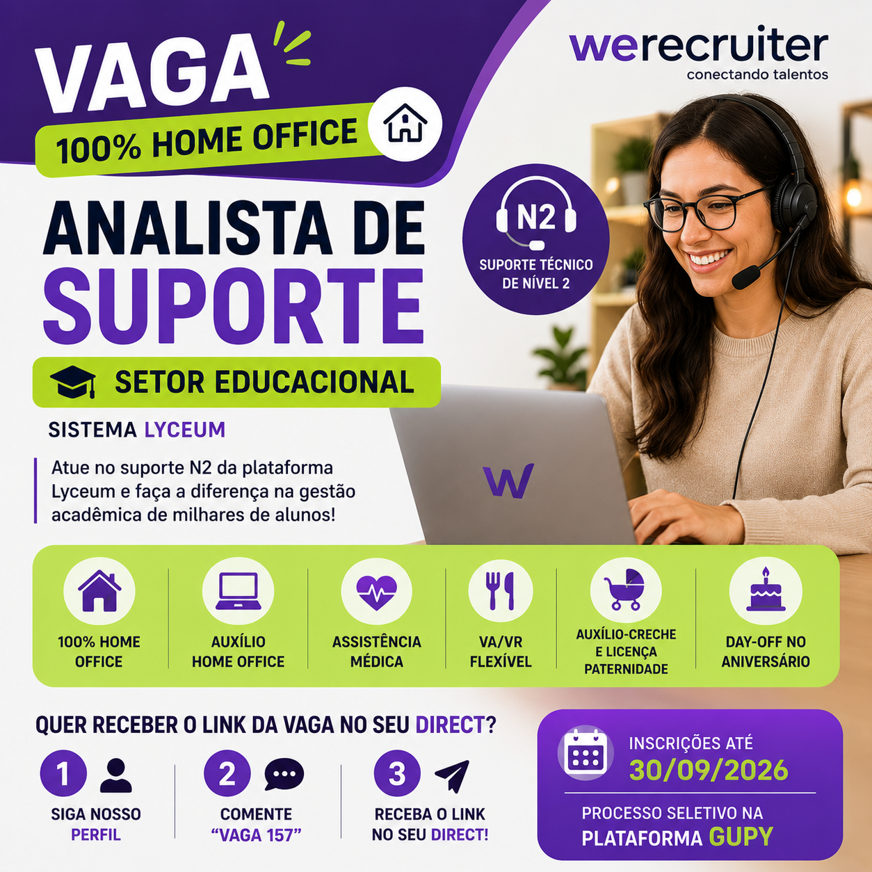 Vaga Home Office: Analista de Suporte Técnico