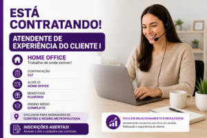 Vaga Home Office: Atendente de Experiência do Cliente I na Vivo