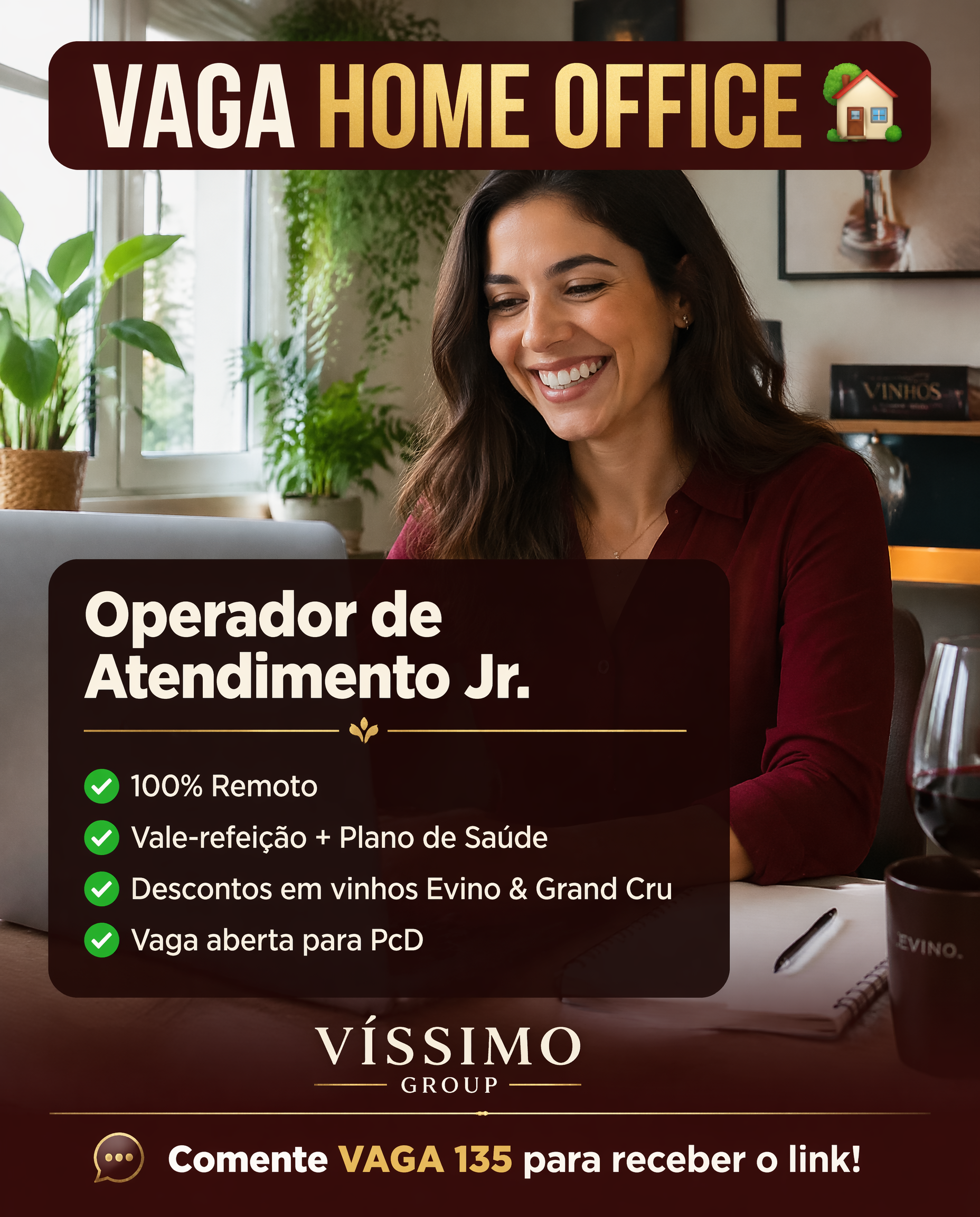 Operador de Atendimento Júnior Home Office: Víssimo Group Abre Vaga Remota